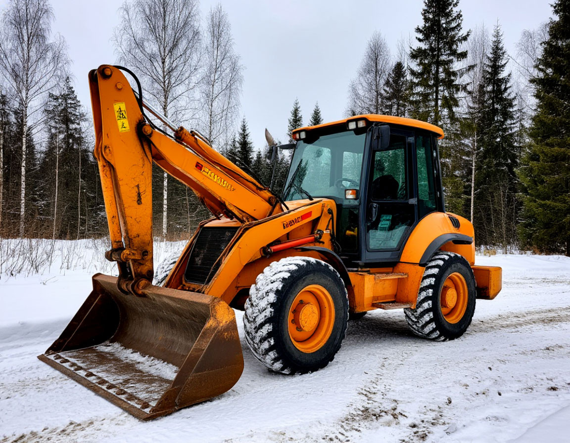 Uborka-snega-ekskavatorom-pogruzchikom